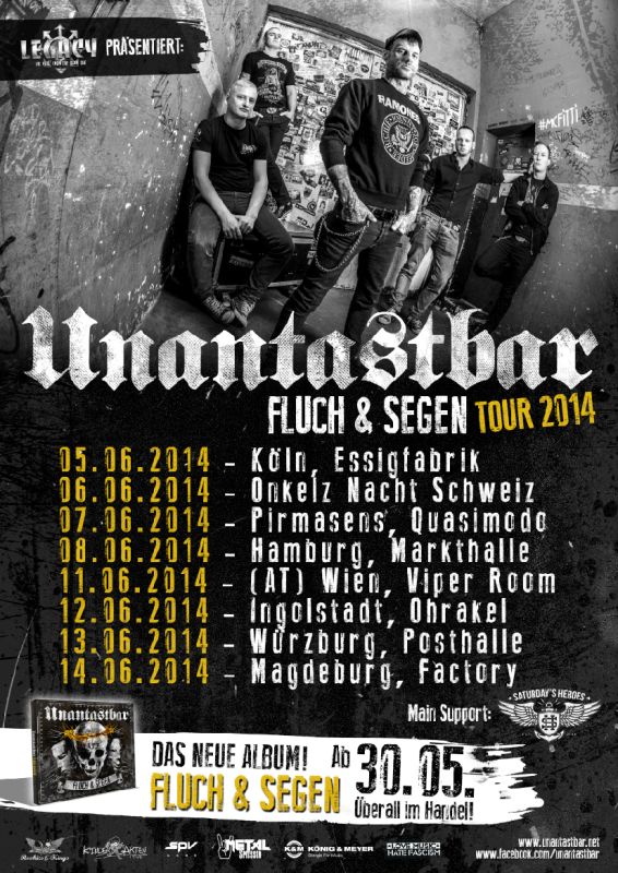 unantastbar fluch & segen tour 2014 live punk