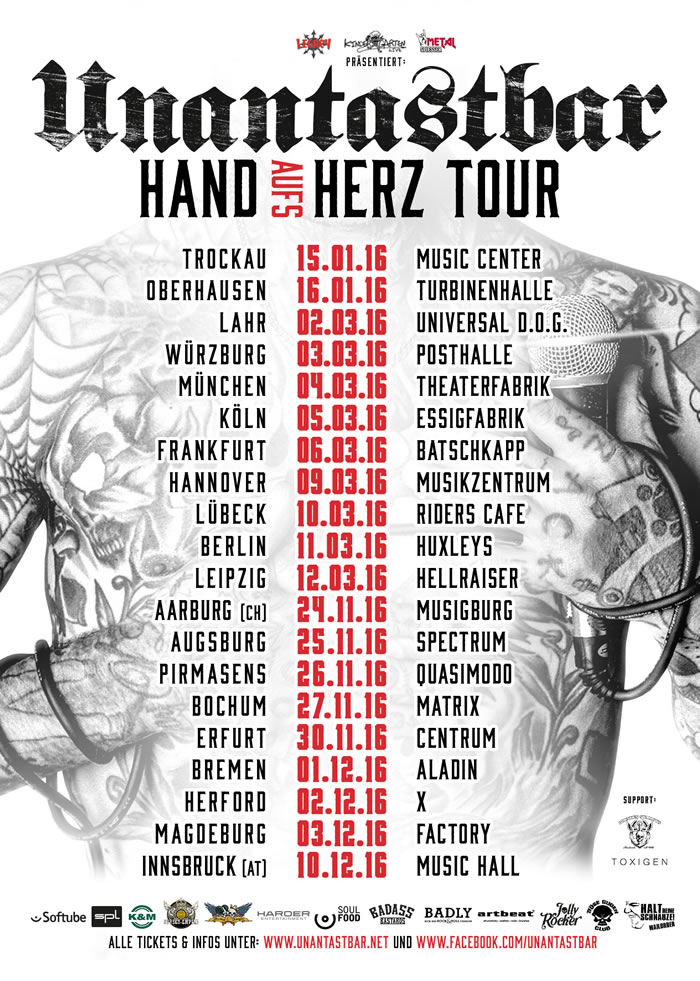 unantastbar hand aufs herz tour 2016