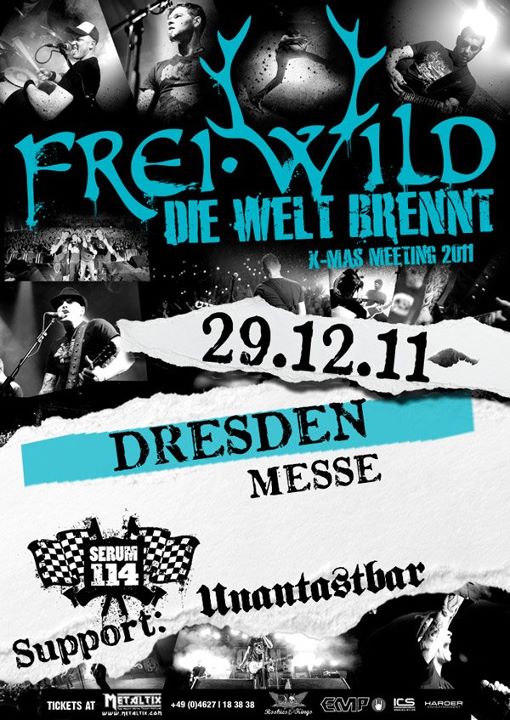Frei.Wild Unantastbar Dresden Messehalle X-Mas Tour