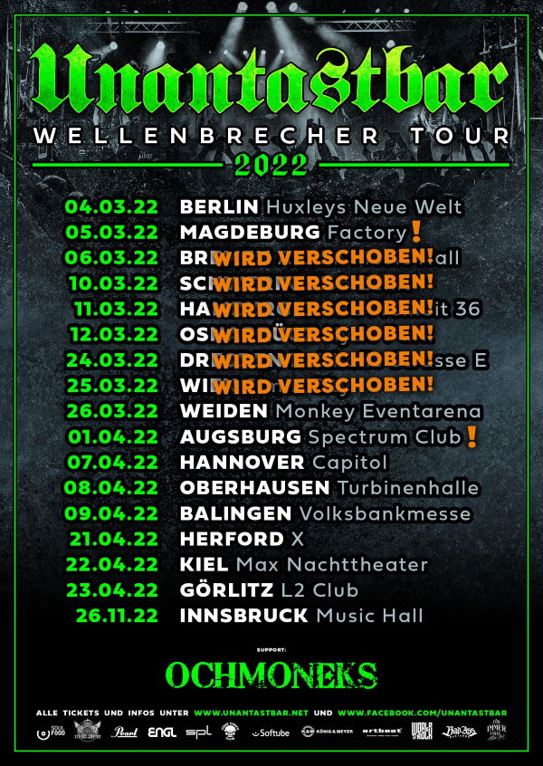 Unantastbar Wellenbrecher Tour 2022 update